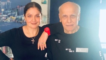 Pooja Bhatt and Mahesh Bhatt