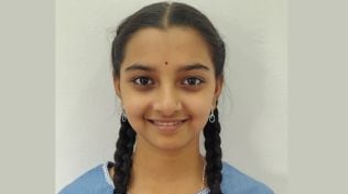 Other than her studies, Ojasi also continued her Kathak and Harmonium classes even during her boards.
