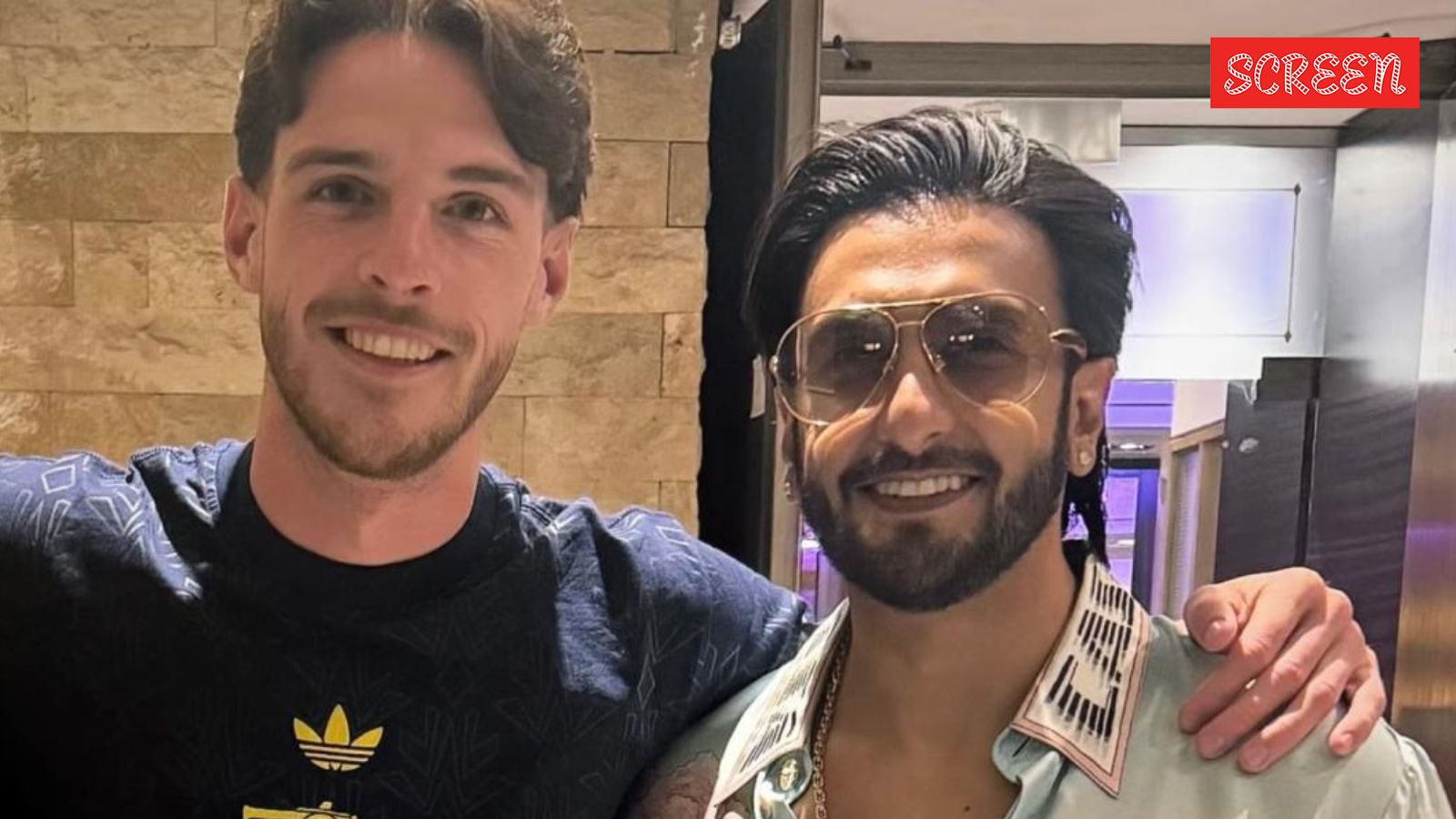 Ranveer Singh poses with Declan Rice in Budapest, fan calls him ‘real Dhurandhar’