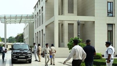 Suvendu Adhikari, Suvendu Adhikari residence, Suvendu Adhikari new house, Bengal CM House, Soujanya as CM House, Soujanya, Jyoti Basu house, Bengal BJP government, Kolkata news, WEst Bengal news, Indian express, current affairs