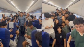 Sachin Tendulkar flight video