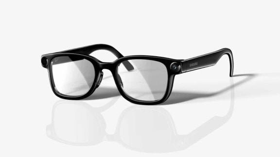 The glasses are expected to look similar to regular eyewear, based on early prototype leaks, with subtle additions like a camera embedded into the frame. (Image: X/OnLeaks)