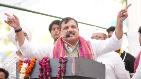 Uttar Pradesh AAP chief Sanjay Singh