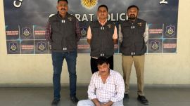 Ahmedabad murder convict arrested