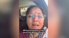 Supriya Sule Expressway traffic