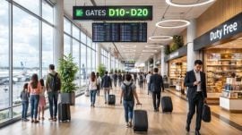 Summer foreign travel concerns airport