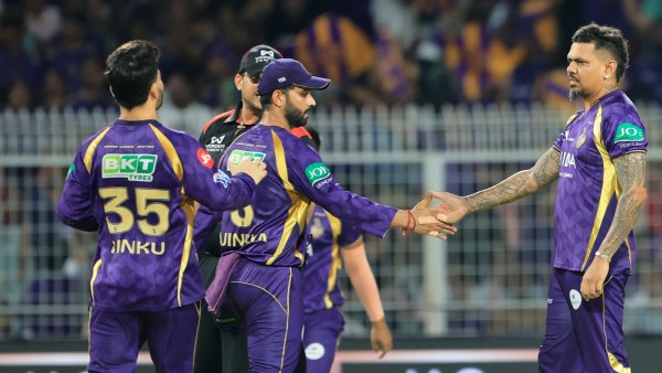 Sunil Narine registered a match-winning figures of 4-0-29-2 during KKR vs GT. (CREIMAS FOR IPL)