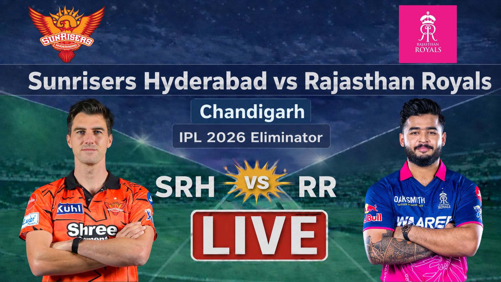 SRH vs RR LIVE Score, IPL 2026 Eliminator: Sooryavanshi aims to continue record hunt in knockout clash; Toss, Playing XI updates