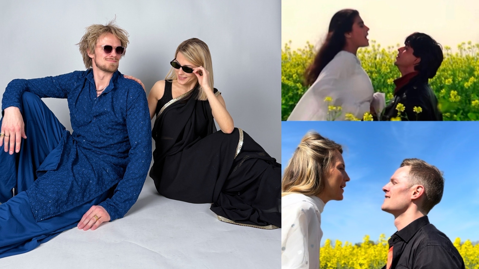 Swedish couple Bollywood reels