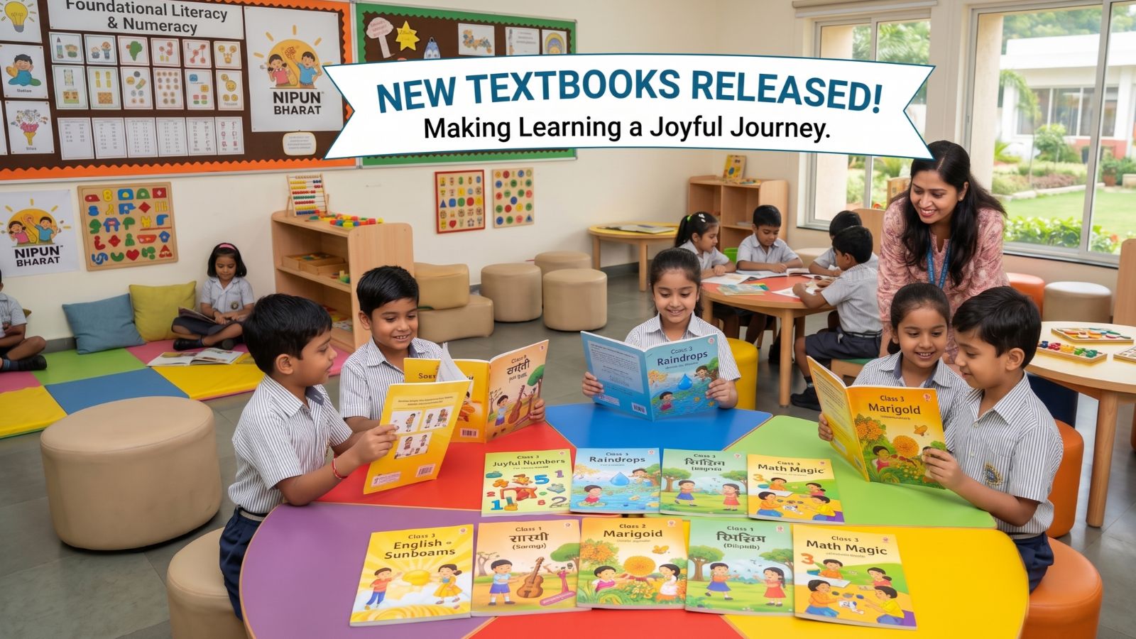 Tamil Nadu Education Minister Rajmohan releases new school textbooks