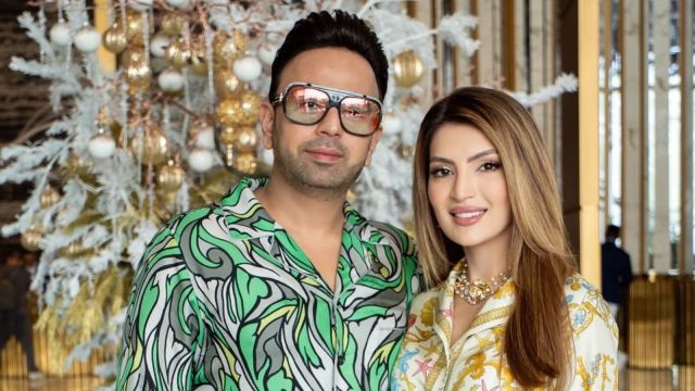 Desi Bling's Satish Sanpal with wife Tabinda Sanpal