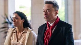 Elon Musk and Shivon Zilis arrive to the wedding of White House Deputy Chief of Staff Dan Scavino and Erin Elmore, at President Donald Trump’s Mar-a-Lago club in Palm Beach, Fla., on Sunday, Feb. 1, 2026.