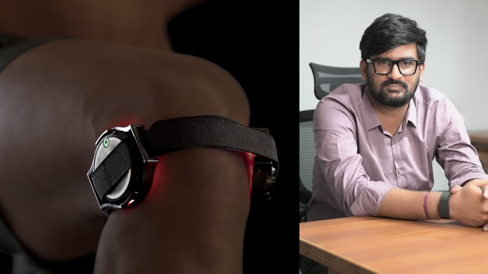 Spurred by his mother’s knee pain, this Hyderabad pharmacist built a wearable for chronic pain relief
