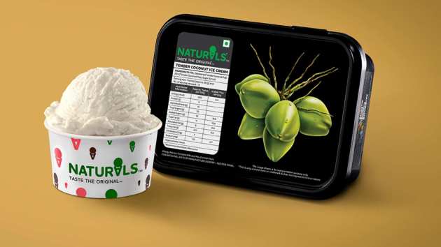 Tender Coconut — Naturals Ice Cream 🥥 Naturals Ice Cream was founded in 1984 in Mumbai and changed India’s ice cream scene with fruit-based flavours. Its Tender Coconut ice cream became a cult favourite because it uses: • Real coconut pieces • Natural ingredients • Fresh fruit pulp instead of artificial flavouring Peak Mumbai summer comfort food.