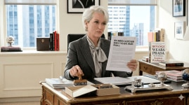 The Devil Wears Prada's Miranda Priestly looking at the listicle.