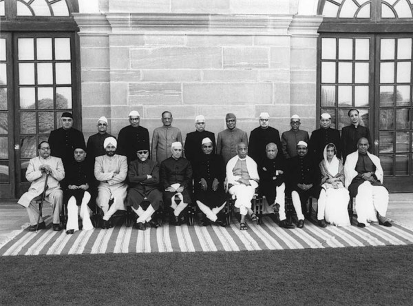Shyama Prasad Mukherjee in the first Cabinet of India (Wikipedia)