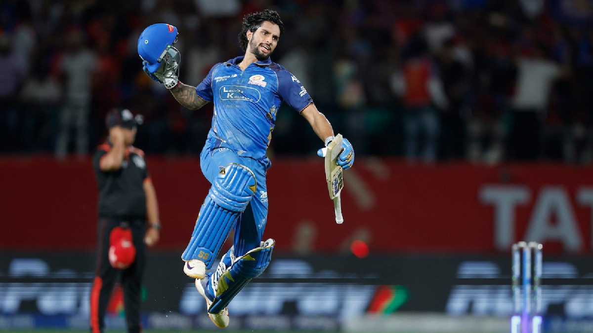 Tilak Varma Longest Six