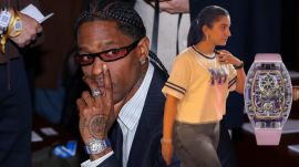 Travis Scott Radhika Merchant watch