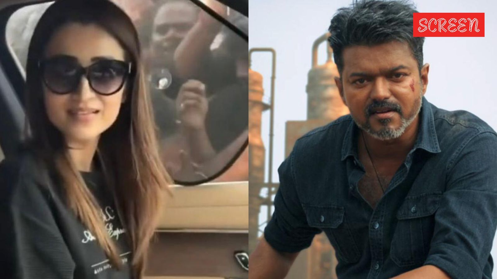 Trisha blushes as fans ask about Vijay at Karuppu screening. Watch video