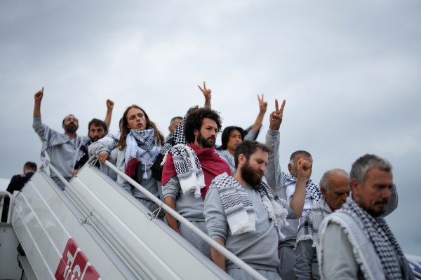 gaza flotilla activists