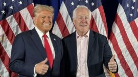 Donald Trump and John Cornyn