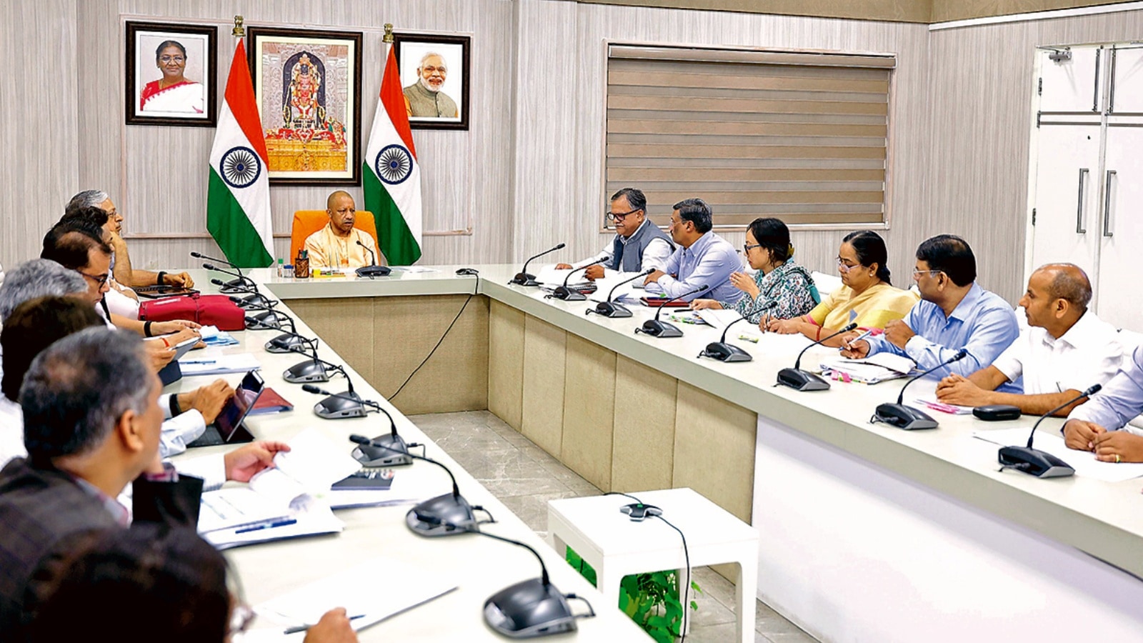 Expressways, industrial parks, logistic hubs be expedited in mission mode: Yogi at STC meet