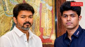 Vijay and son Jason Sanjay