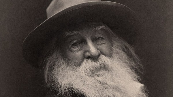 During the American civil war, Walt Whitman was a volunteer nurse. (Source: Photograph by George C Cox/Wikimedia Commons)