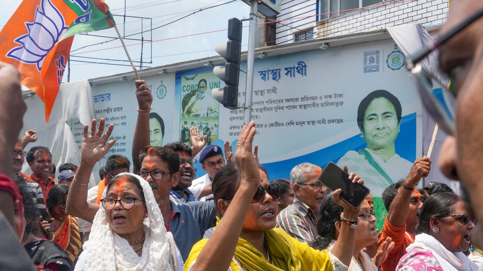 ECI West Bengal Election Result 2026 LIVE Updates: BJP wins Monteswar seat, TMC retains Bhagawangola; major saffron surge upset ruling party; Mamata reaches Bhabhanipur counting centre