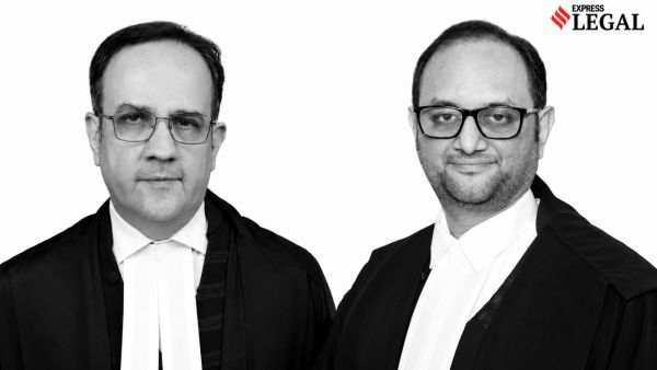 Justices R I Chagla and Advait M Sethna bombay high court