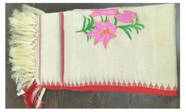 Muga silk saree