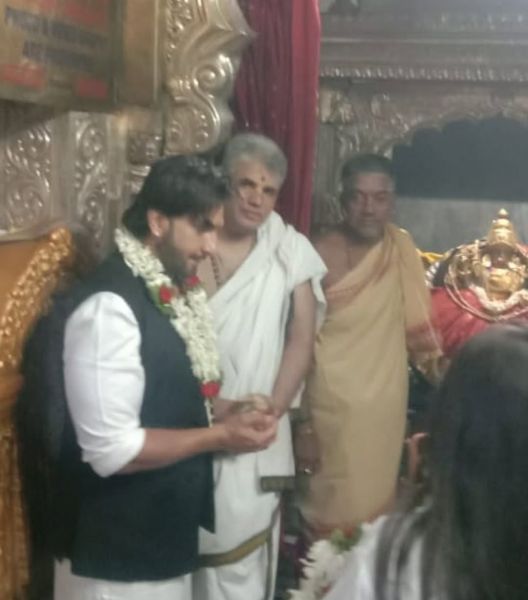 Ranveer Singh at Chamundeshwari Temple