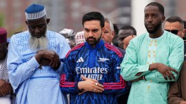 Zohran Mamdani Arsenal kurta