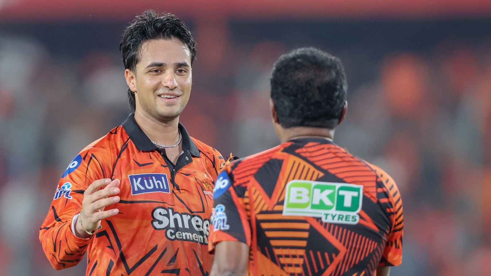 Sunrisers Hyderabad's destructive Indian opener Abhishek Sharma. (BCCI/Creimas Photo)