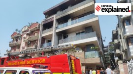 Vivek Vihar, in Delhi's Shahdara, where a fire claimed nine lives.