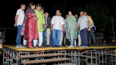 Over Friday and Saturday, Deputy Chief Minister Harsh Sanghvi visited both cities, conducting on-ground inspections, reviewing security grids and chairing high-level coordination meetings to oversee arrangements for the Prime Minister’s programmes and roadshows.