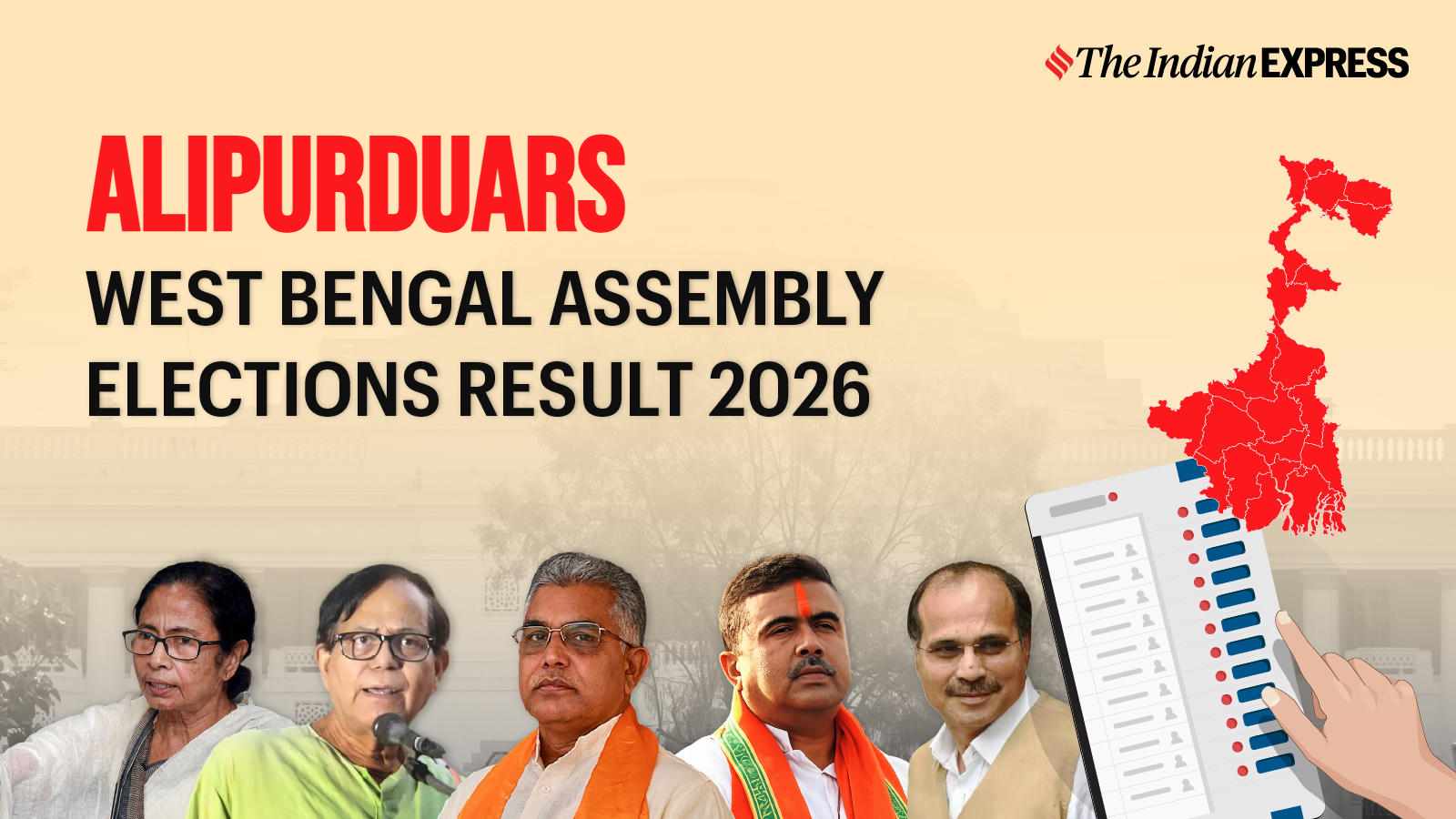 Alipurduars Assembly Election Result 2026 LIVE: Winner, Vote Share and Party-wise Trends