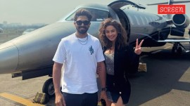 Seerat Kapoor with Allu Arjun