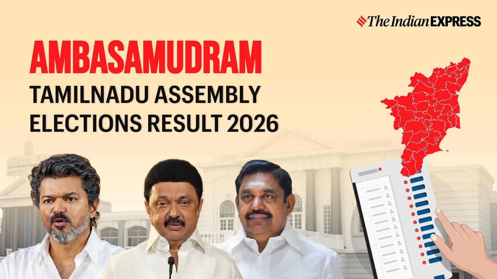 Ambasamudram Assembly Election Result 2026 LIVE: Winner, Vote Share and Party-wise Trends