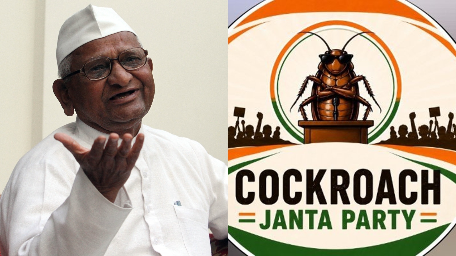 ‘Youth power should not be ignored’: Anna Hazare backs ‘Cockroach Janta Party’