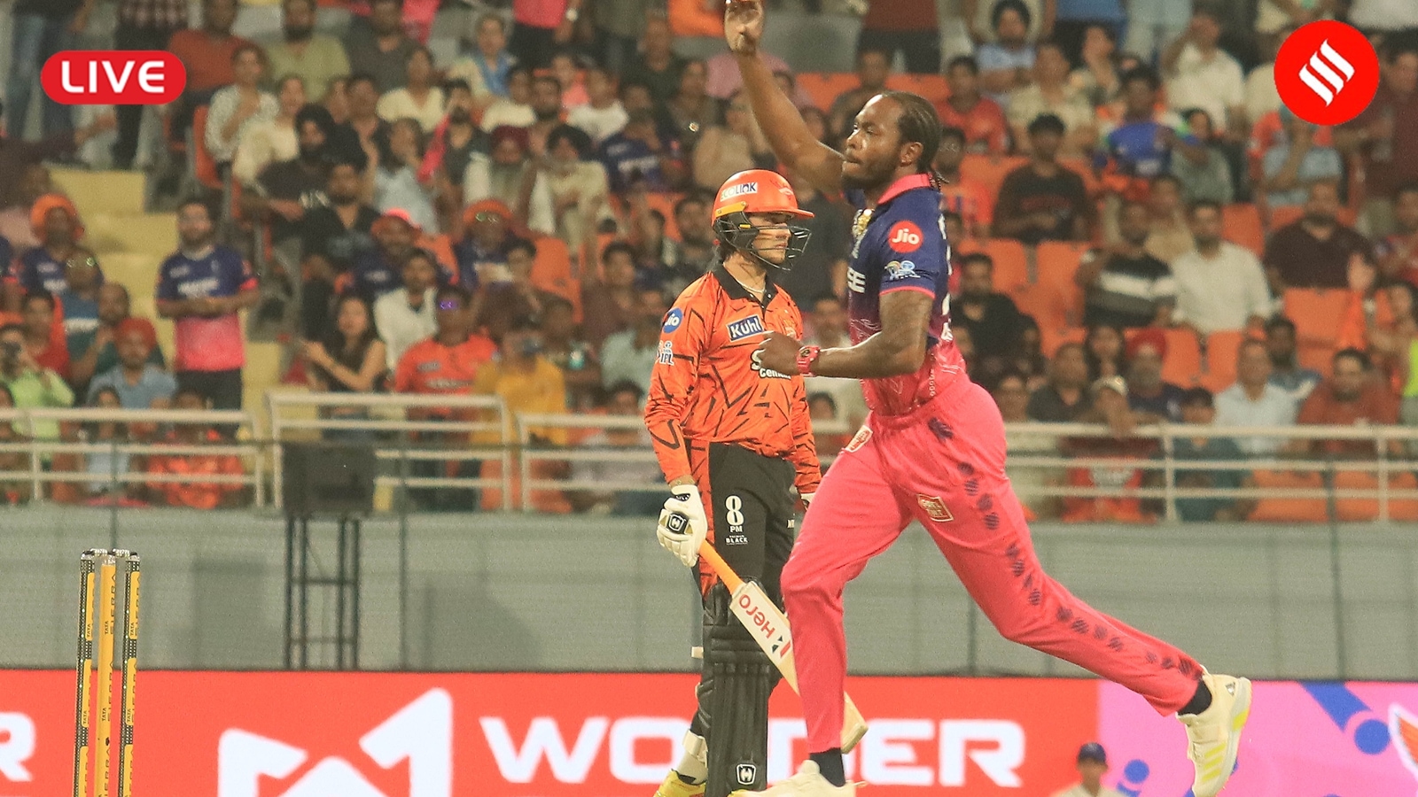 SRH vs RR LIVE Cricket Score, IPL 2026 Eliminator: Sun setting for Sunrisers as Royals run riot in Mullanpur