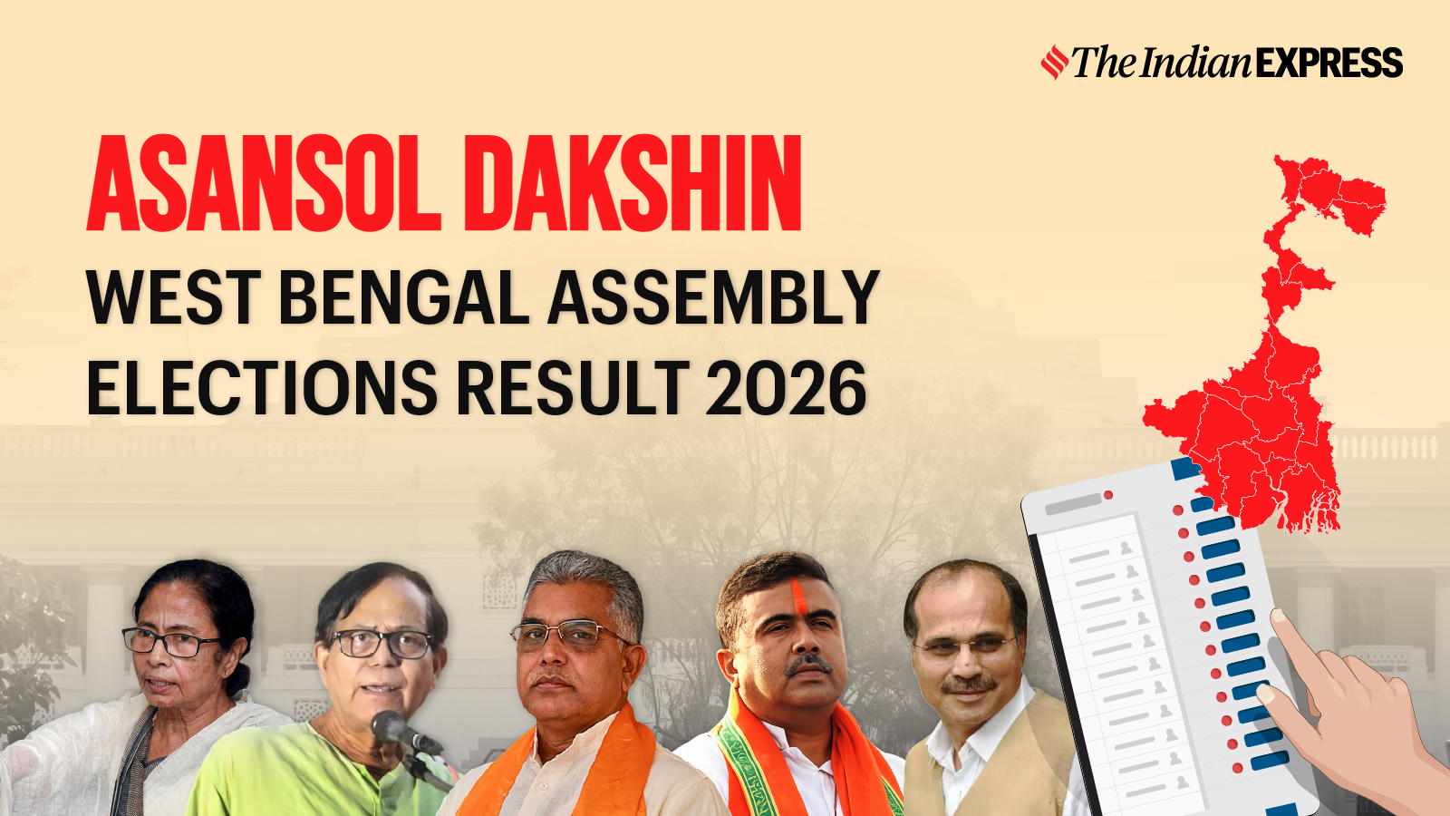 Asansol Dakshin Assembly Election Result 2026 LIVE: Winner, Vote Share and Party-wise Trends