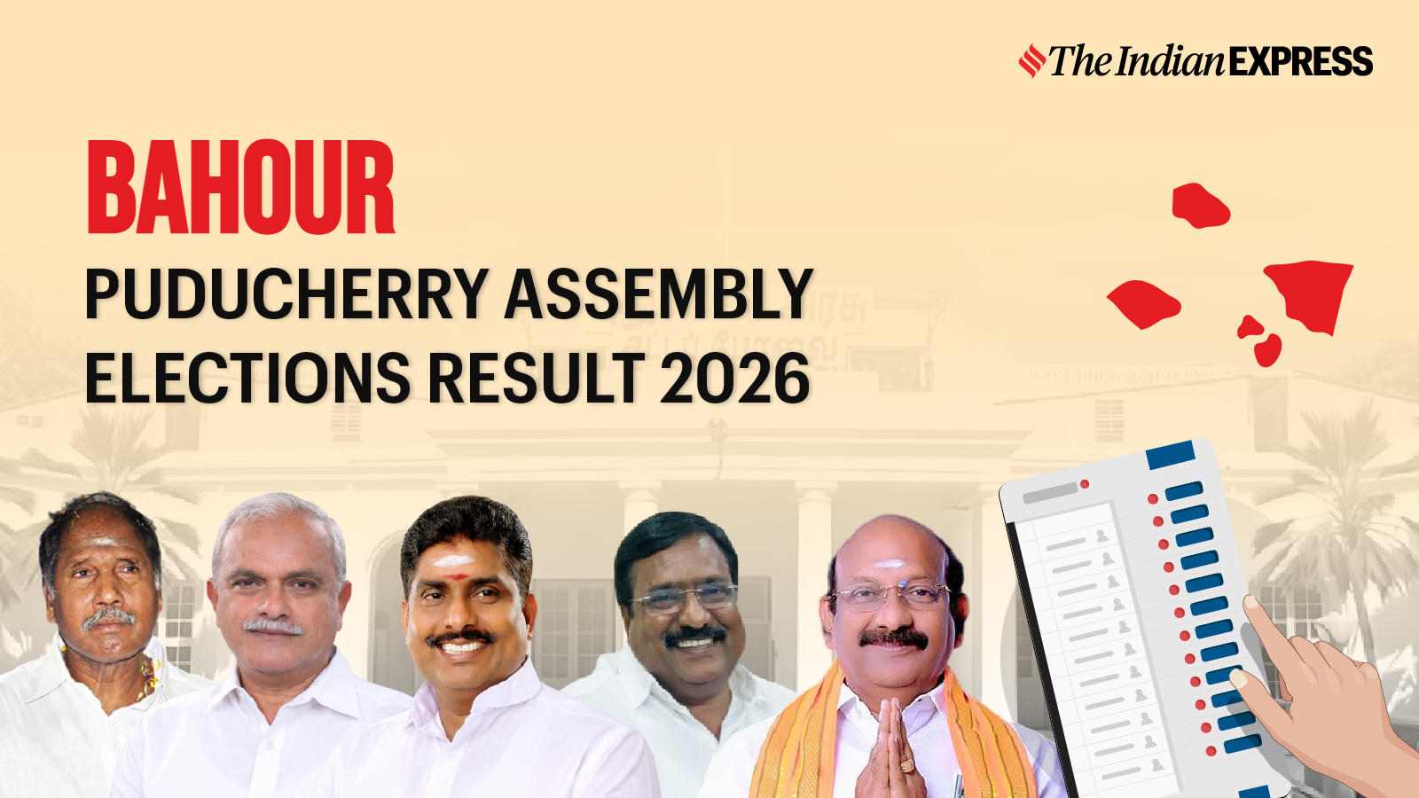 Bahour Assembly Election Result 2026 LIVE: Winner, Vote Share and Party-wise Trends