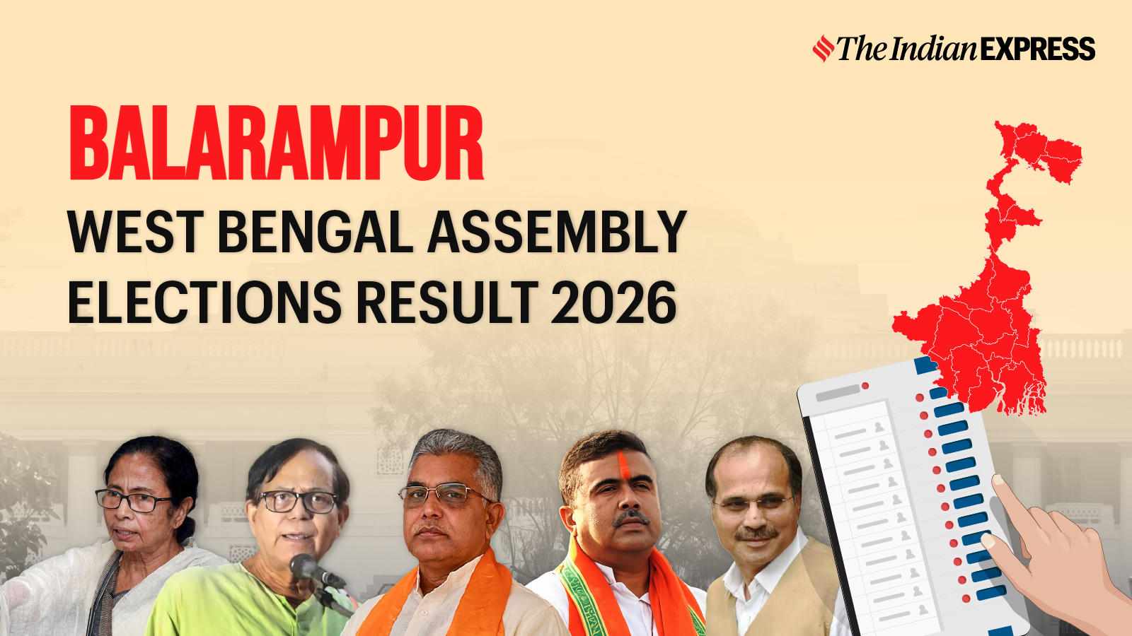 Balarampur Assembly Election Result 2026 LIVE: Winner, Vote Share and Party-wise Trends