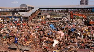 Railway officials said measures were being taken to minimise inconvenience to affected residents. (Express photos by Nidhi Jacob)