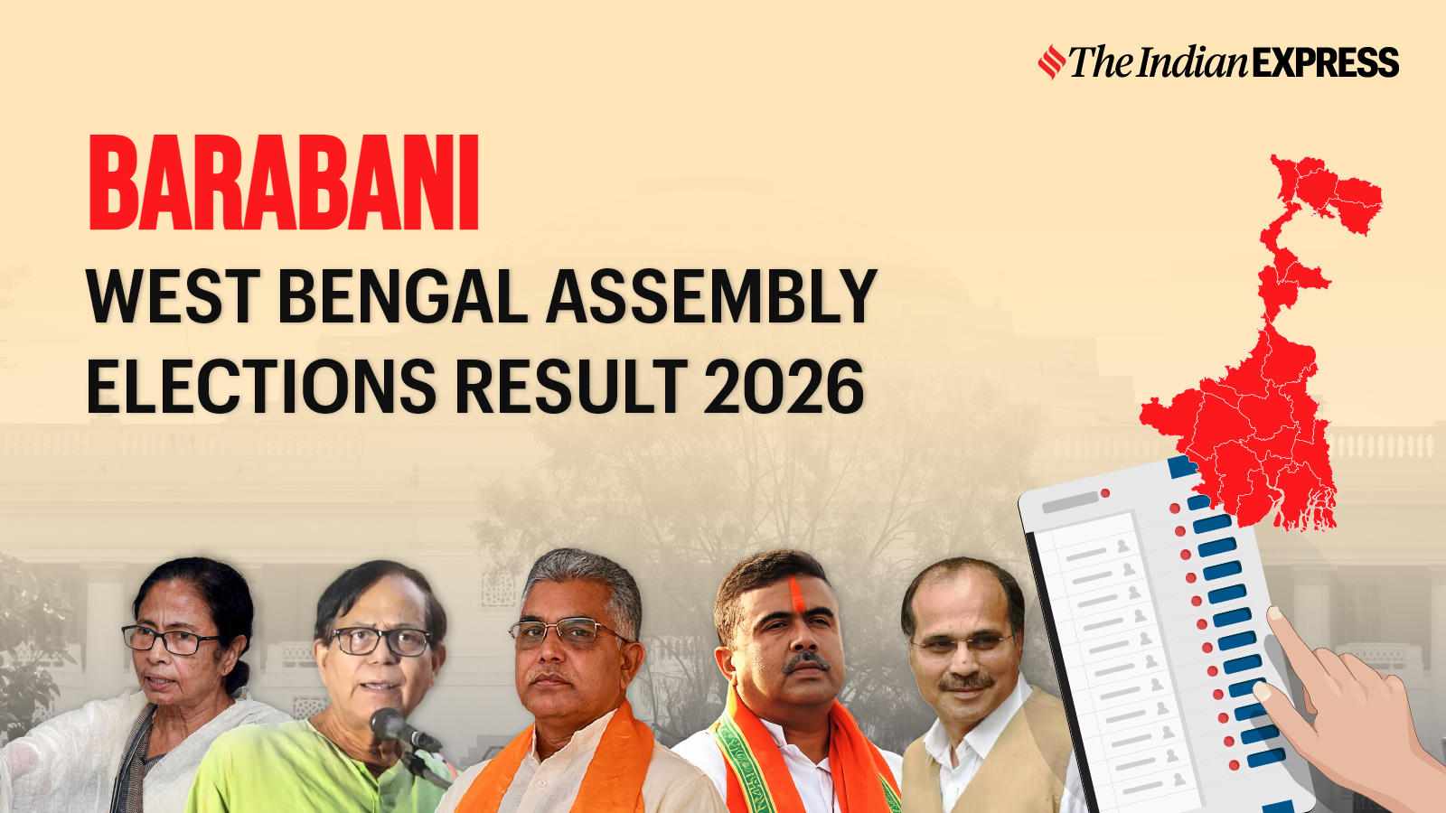 Barabani Assembly Election Result 2026 LIVE: Winner, Vote Share and Party-wise Trends