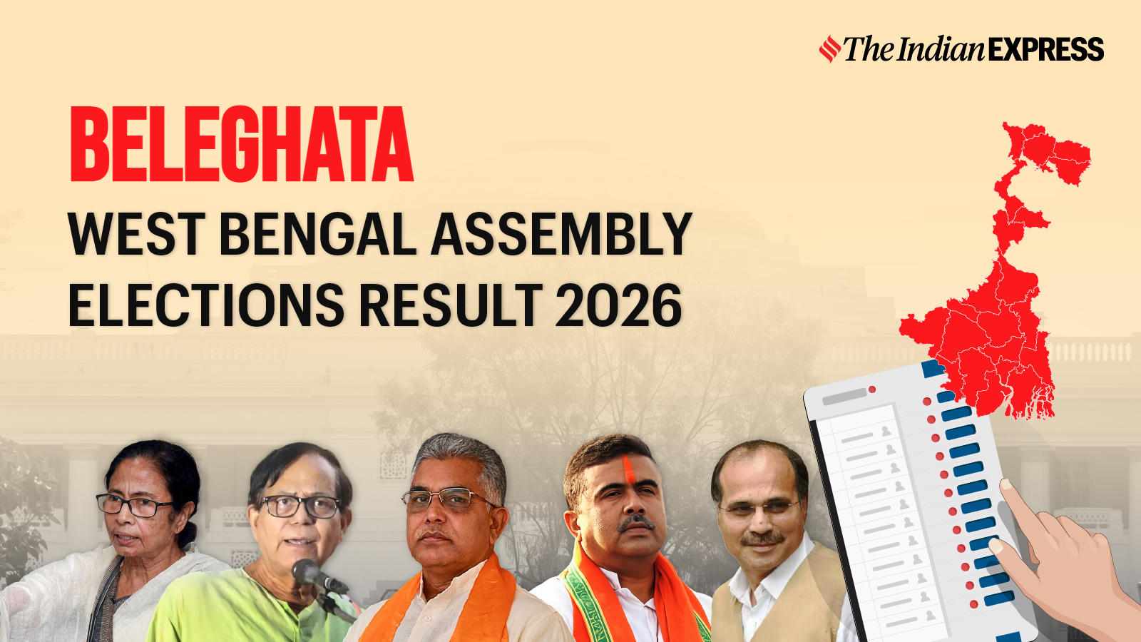Beleghata Assembly Election Result 2026 LIVE: Winner, Vote Share and Party-wise Trends