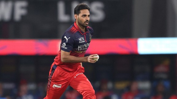 Bhuvneshwar holds the Purple Cap this edition, having racked up 21 wickets in 11 matches at an average of 15.28. (CREIMAS)
