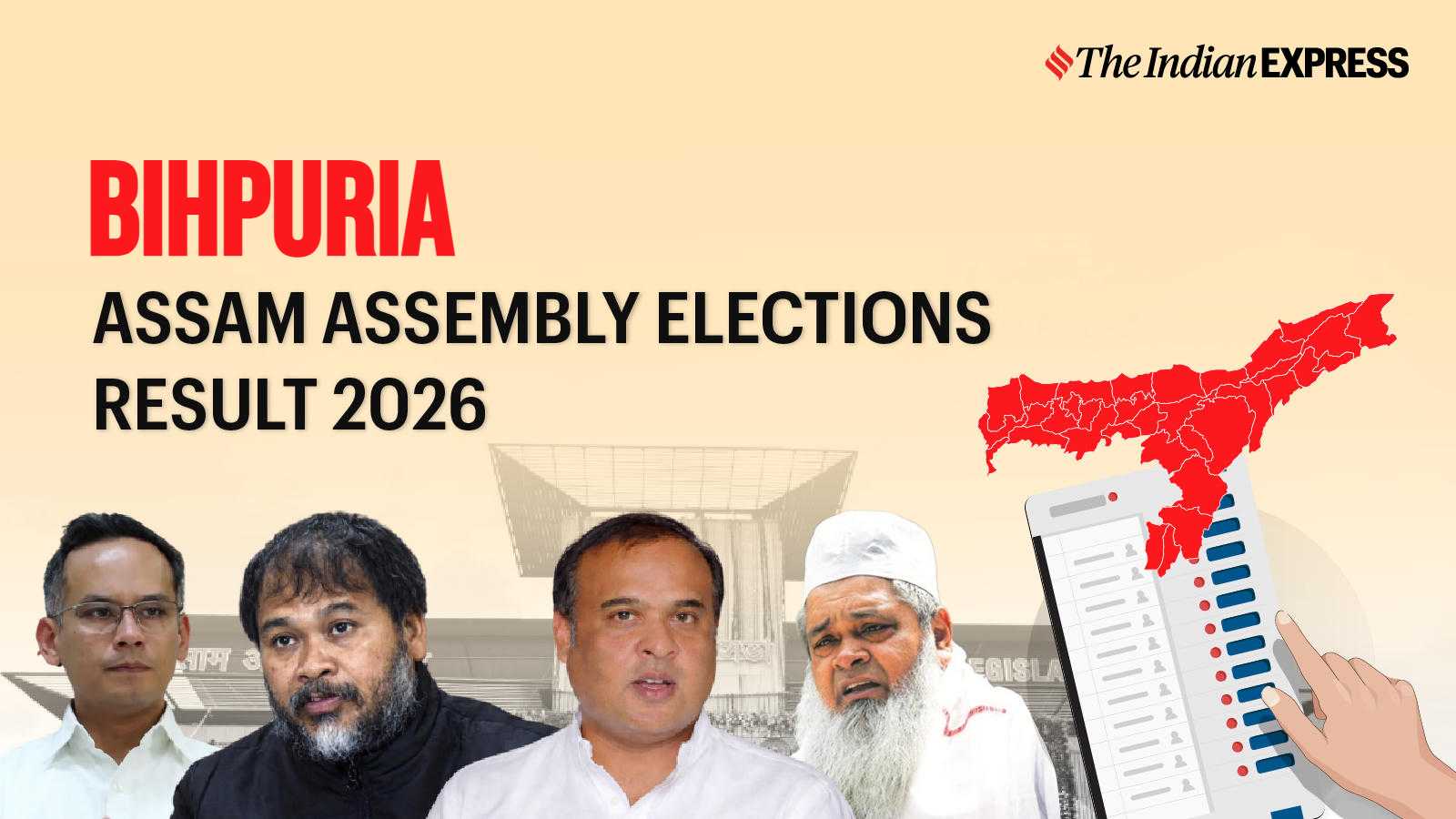 Bihpuria Assembly Election Result 2026 LIVE: Winner, Vote Share and Party-wise Trends