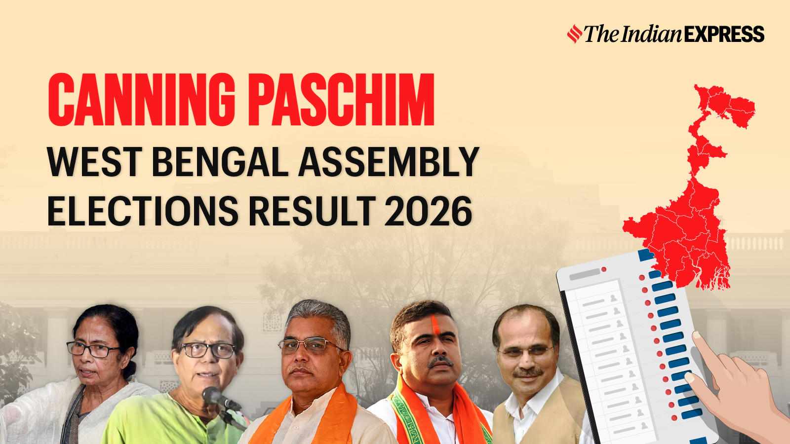 Canning Paschim Assembly Election Result 2026 LIVE: Winner, Vote Share and Party-wise Trends